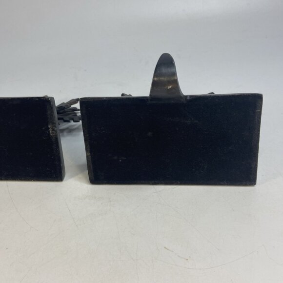 Christmas Metal Snowflake Christmas Stocking Holder Shelf Mantle 6.5 in Pair - Picture 10 of 10